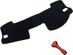 RAM ダッシュボードマット スバル レヴォーグ ノンスリップ 2014-2019 緊急脱出用ハンマー付( ブラック)