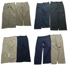 古着卸 まとめ売り ディッキーズ Dickies 874 ワーク パンツ 8枚セット (メンズ 42 ) チノパン ブラック ネイビー 中古 古着 NB1564