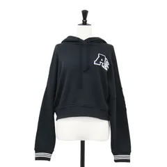 adidas アディダス Disney パーカー ブラック 黒 サイズ:S / ショート丈 スウェット パーカー / フーディ プルオーバー ワッペン 長袖 裏毛 コットン / トップス コラボ【レディース】【中古】