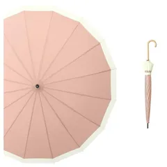 【在庫セール】木製ハンドル レディース 16本骨 親骨60cm 雨傘 日傘 ジャンプ式 長傘 大きめ おしゃれ ワンタッチ 婦人傘 紳士傘 UVカット 超撥水 メンズ レディース ジャンプ傘 台風対応 日傘 雨傘