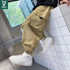 パンツ 男の子 ズボン キッズパンツ カーゴパンツ ロングパンツ 長ズボン 子供服 子ども服 こども服 春秋 ジュニア キッズ服 スポーツウェア ゆったり KTFB074(2色110-170)