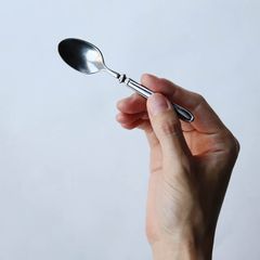 ランドハウス モカスプーン 11.4cm ヴィンテージ仕上げ｜ピカード ＆ ヴィールプッツ ランドハウス カトラリー キッチン雑貨 シルバー 小さい ドイツ製 ZAKKAWORKS