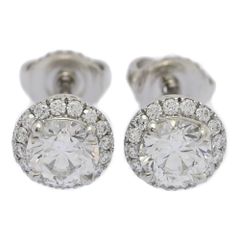 0.53ct/FD:0.53ct/HARRY WINSTON ハリー・ウィンストン クラシック・ダイヤモンド スタッド ピアス/Pt950/プラチナ/プレゼント【♀】【S】【レディース】★■582736【中古】