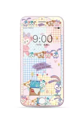 iPhone 6/6S/7/8/SE2 ガラス 保護フィルム ダッフィー