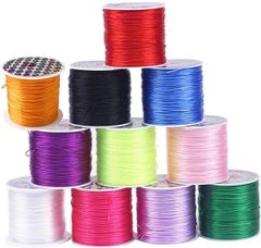 【在庫処分】11色セット オペロンゴム ブレスレット用 弾力紐 水晶の線 DIY 伸縮性 ブレスレット フルカラー アクセサリーパーツ 10m
