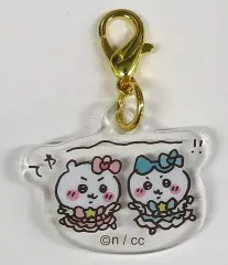 【中古】キーホルダー ちいかわ＆ハチワレ 「ちいかわ なんか小さくてかわいいやつ 超まじかるちいかわ ミニアクリルチャーム in カプセル」