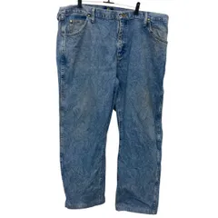 Wrangler デニムパンツ W38 インディゴブルー ビッグサイズ ジップアップ 古着卸 アメリカ仕入 2507-598