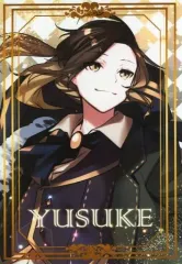 【中古】キャラカード 悠佑(背景チェック柄) L版ブロマイド ファミマプリント いれいすランダムブロマイド第3弾