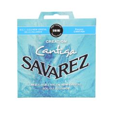 Savarez サバレス クラシックギター弦 ナイロンカーボンハイブリッド高音弦 510MJ ハイテンション 1セット 滑らかな手触りでテンションが長持ち