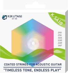 キクタニ (KIKUTANI) アコースティックギター弦 コーティング弦 [010-047] K-SA10