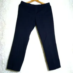 UNIQLO ユニクロ【W64】レディース スラックス パンツ 綿混 ブラック