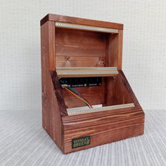 【モジュラーシンセ】6U 84HP Eurorack Wood Case with Power Unit VG-423-P