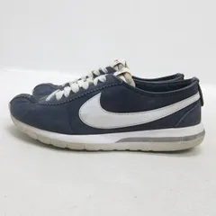 Q■【25.5cm】フラッグメント×ナイキ/NIKEローシ コルテッツ ROSHE CORTEZ SP FRAGMENT ナイロンスニーカー■紺/MENS/37【中古】