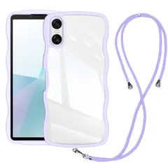 【迅速発送】Xperia 10 VI ケース クリア ショルダー SO-52E / SOG14 / A402SO / XQ-ES44 ケース 耐衝撃 人気 かわいい エクスペリア10 vi カバー Xperia 10VI スマホケースワイヤレス充電対応 透明