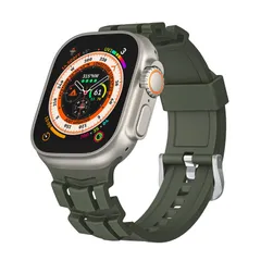 【在庫処分】シリコン製 長さ調整可能 耐衝撃 スポーツバンド 防水 防汗 watch 運動 watch メンズ Apple iWatch Apple Series シリコンベルト Ultra 交換用 8 アップルウォッチバンド 7 SE 42mm 6 44mm