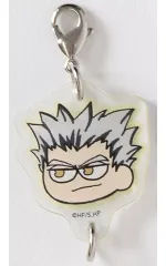 【中古】キーホルダー 木兎光太郎 「ハイキュー!! ジロリ トレーディングつながるアクリルチャーム -春高ver.-」