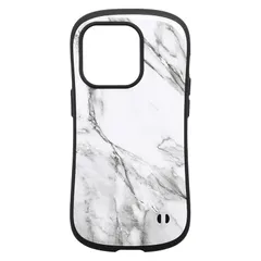 iFace First Class Marble iPhone 14 Pro ケース (ホワイト)【アイフェイス アイフォン14pro 用 iphone14プロ 用 カバー 韓国 耐衝撃 ストラップホール 大理石柄】