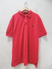 RLX Ralph Lauren アールエルエックスラルフローレン シャツ 半袖 ワンポイント 刺繍 ゴルフウェア レッド XLサイズ 74925