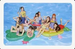 TWICE/集合(9人)/裏面青/2nd Special Album 「Summer Nights」初回購入特典フォトカード