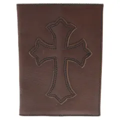 CHROME HEARTS (クロムハーツ) Cross Patches Leather Passport Case