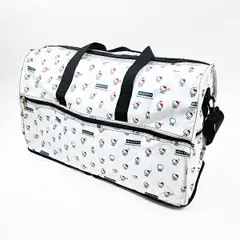 サンリオ ハローキティ 折りたたみボストンバッグ(L) ホワイト Sanrio