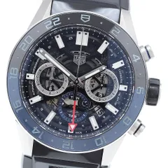 【ほぼ未使用・極美品】 カレラ キャリバーホイヤー02 45mm タグホイヤー タグ・ホイヤー カレラ キャリバーホイヤー 02 スポーツクロノグラフ