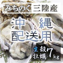 沖縄対応 生食OK 7kg 三陸産 殻付き生牡蠣 亜鉛 鉄分 ミネラル豊富