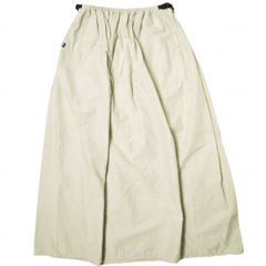 新品 THE NORTH FACE PURPLE LABEL ザ・ノースフェイス パープルレーベル 24SS Field Gathered Skirt フィールドギャザースカート NTW5409N WS LB Light Beige nanamica ロング
