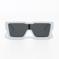 HOUSE OF WOO シールドサングラス リムレスアイウェア TRILLION WHITE