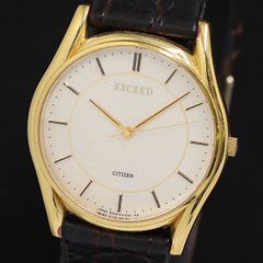 シチズン 腕時計 エクシード ラウンド メンズ クォーツ 中古品 (52076 
