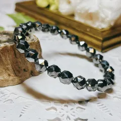 【E8251】テラヘルツ（シリコン）スターカット8㎜＊パワーストーン＊クリスタルワールド