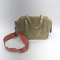 ◇ Θ Lily Brown リリーブラウン 2way スクエア クラシック ショルダーバッグ オリーブ レディース E  【1502060041997】