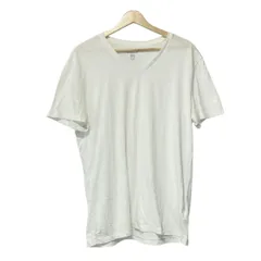 POLObyRalphLauren(ポロラルフローレン) 半袖Tシャツ サイズL メンズ - 白 Vネック