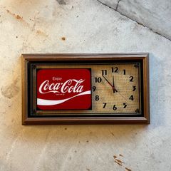 コカ・コーラ電飾 Coke ビンテージ壁掛け時計 【希少】 コカ・コーラ電飾 Coke ビンテージ壁掛け時計 壁掛け時計 レトロ