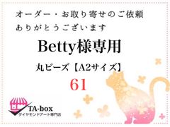 61☆Betty様専用 丸ビーズ【A2サイズ】オーダーページ☆ダイヤモンドアート