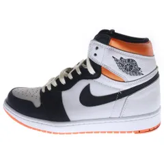 NIKE (ナイキ) AIR JORDAN 1 HIGH OG ELECTRO ORANGE 555088-180 エア ジョーダン 1 エレクトロオレンジ ハイカットスニーカー ホワイト/オレンジ US9/27.0cm