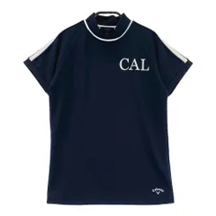 サイズ：M CALLAWAY キャロウェイ  モックネック半袖Tシャツ  ネイビー系 [240101531629] ゴルフウェア レディース ストスト