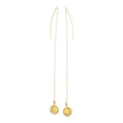 STAR JEWELRY スタージュエリー 10月誕生石・オパール アメリカン ピアス/K18YG/750-1.2g/イエローゴールド/スウィング/記念日【♀】【N】【レディース】★■556482【中古】