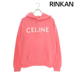 【 CELINE 】クラシックロゴルーズプルオーバーパーカーピンク shopbring_2024c280021