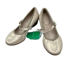 TR6 【ほぼ未使用】UNITED COLORS OF BENETTON ユナイテッド カラーズ オブ ベネトン レディース ベージュ  パンプス　23.0cm 吸水速乾  インソール 撥水 ストラップ