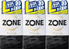 【人気商品】【3箱セット】ジェクス コンドーム ZONE PREMIUM ゾーン プレミアム ラージサイズ（L）5個入り×3箱セット（計15回分）のサムネイル
