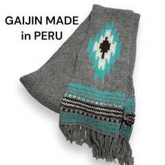 GAIJIN MADE　ガイジンメイド マフラー フリンジ ペルー製