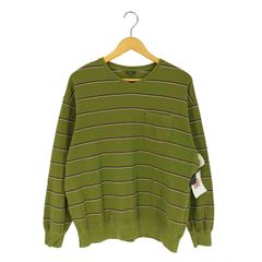プア PWA SHAVED KANOKO BD V-NECK 鹿の子 ボーダー VネックT