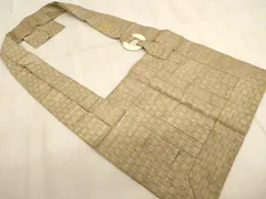 ホワイトコアラ 真言宗(法衣)正絹　焦げ茶色 小野塚五条タイプ略袈裟 ホワイトコアラ様専用 真言宗(法衣)正絹 焦げ茶色 小野塚五条