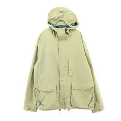 MEI メイ 長袖 ナイロンジャケット L ベージュ フーディー ポケット メンズ 古着