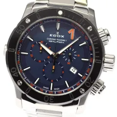 3688 美品 EDOX クロノオフショア1 クロノグラフ 自動巻き 時計 腕時計