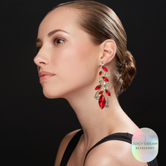 【訳ありお得商品】ビジューピアス 大ぶりピアス ステージアクセサリー コンテスト 舞台 ドレス ビキニ ダンス パーティー 発表会