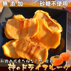ドライフルーツ 柿 訳あり 60g x3パック 和歌山産 たねなし柿使用 無添加