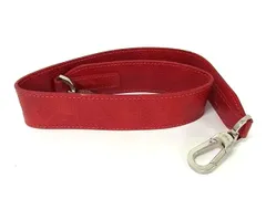 ■美品■ LONGCHAMP ロンシャン レザー バッグ用 ショルダーストラップ 肩掛け レディース レッド系 DK6213