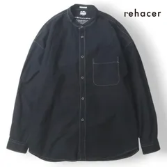 新品未使用 日本製 rehacer レアセル 2023AW サンプル  東炊き染め コットンツイル カーディガン ジャケット カーキ L 参考価格￥15,401-のサムネイル